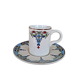 Güral Porselen Camelia 6 kişilik Kahve Fincanı