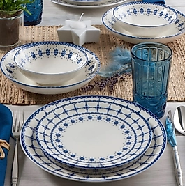 Güral Porselen Camelia 24 Parça 6 Kişilik Yemek Takımı