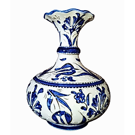 El Dekoru Marul Vazo -20 cm mavi samur