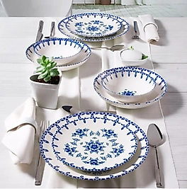 Güral Porselen Camelia 24 Parça 6 Kişilik Yemek Takımı