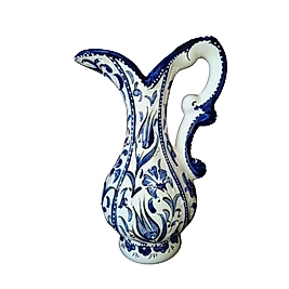 El Dekoru Sürahi -mavi 28 cm